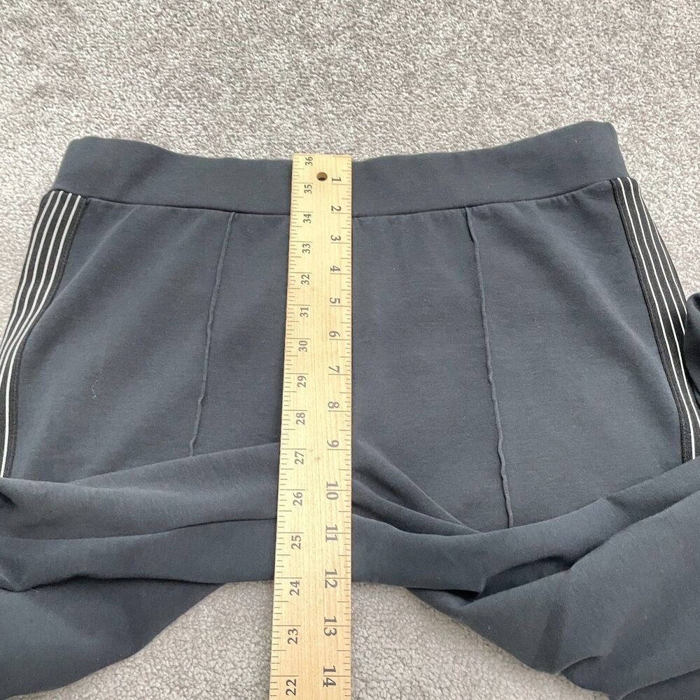 Athleta Black Track Pants with White Side Stripes - Picture 7 of 14